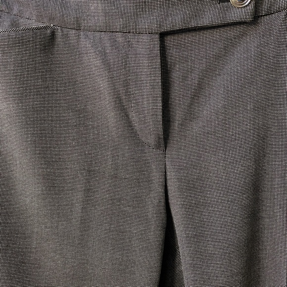 Black/cream tweed slacks White House Black Market Legacy fit size 6 perfect cons - Picture 3 of 7